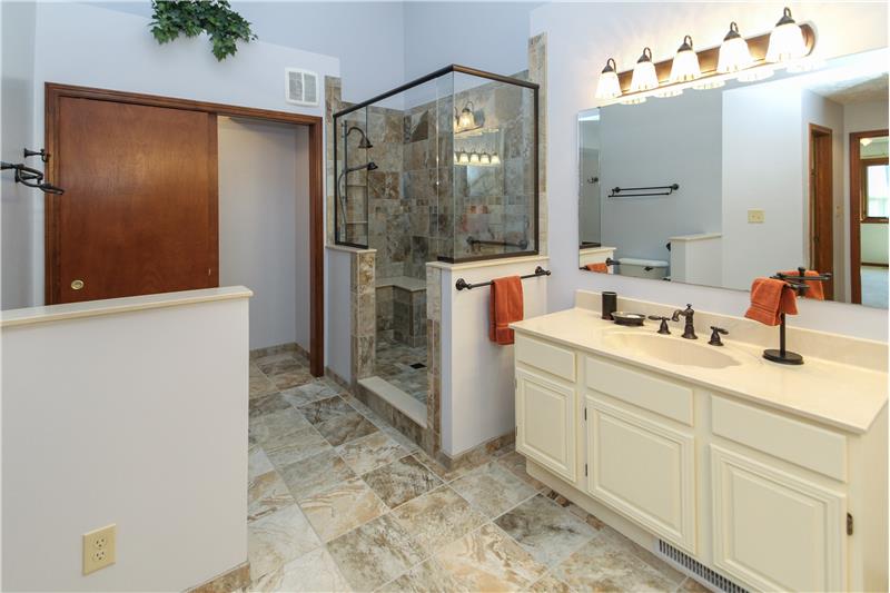 8055 Foxchase Dr, - Updated Master Bathroom.