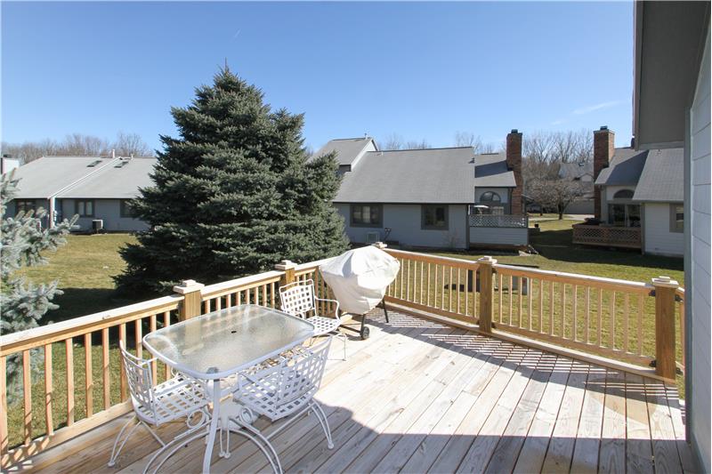 8055 Foxchase Dr, - New deck with peaceful views.