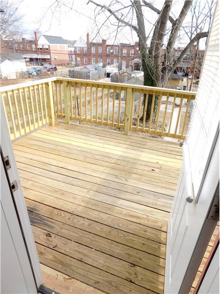 Rear Deck Great For Entertaining