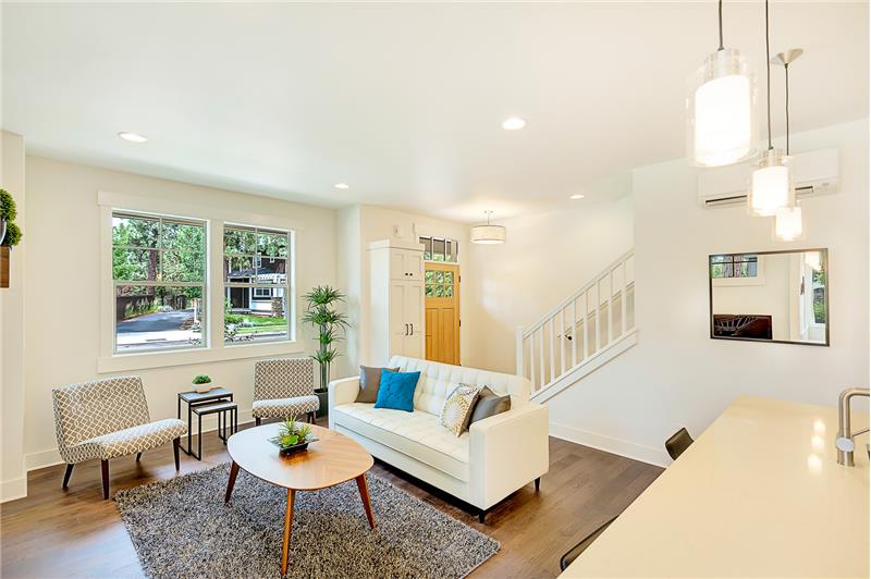 Photos of same finished floor plan with similar finishes. 