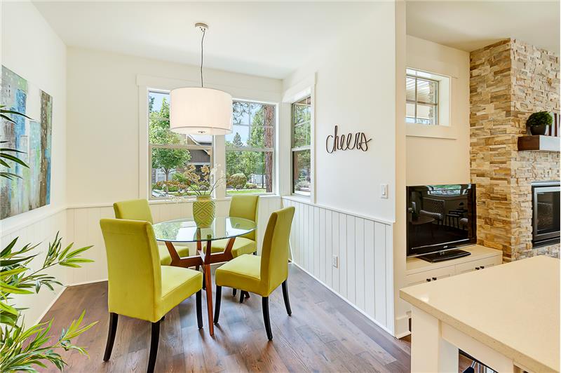 Photos of same finished floor plan with similar finishes. 