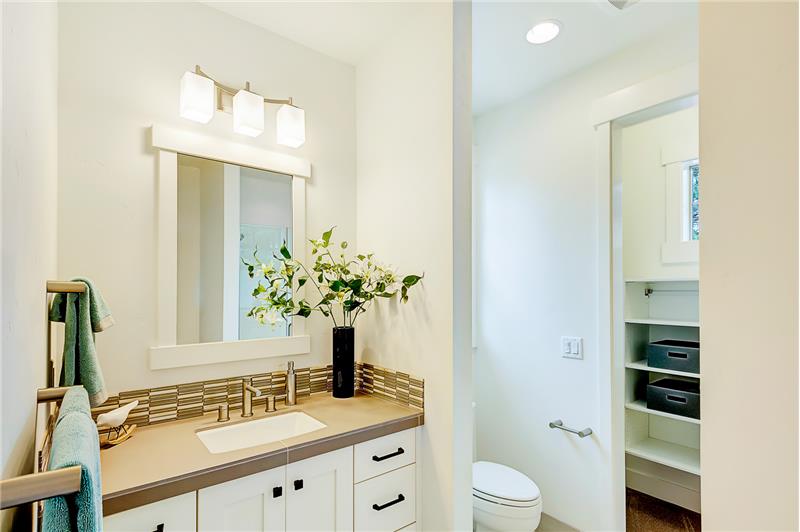 Photos of same finished floor plan with similar finishes. 