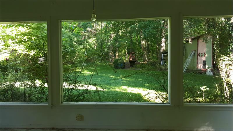 view from sun room