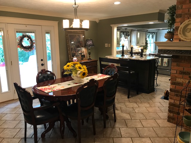 kitchen/dining view