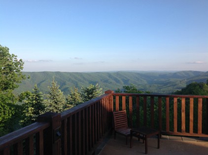 view from lodge