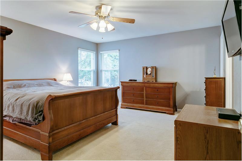 Master Bedroom with ceiling fan w/lights