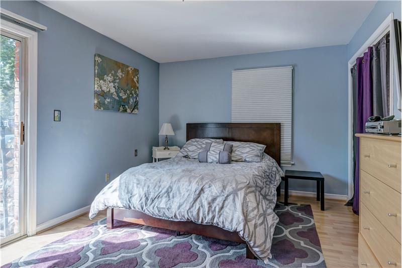 Spacious Master bedroom with walk-in & double closets