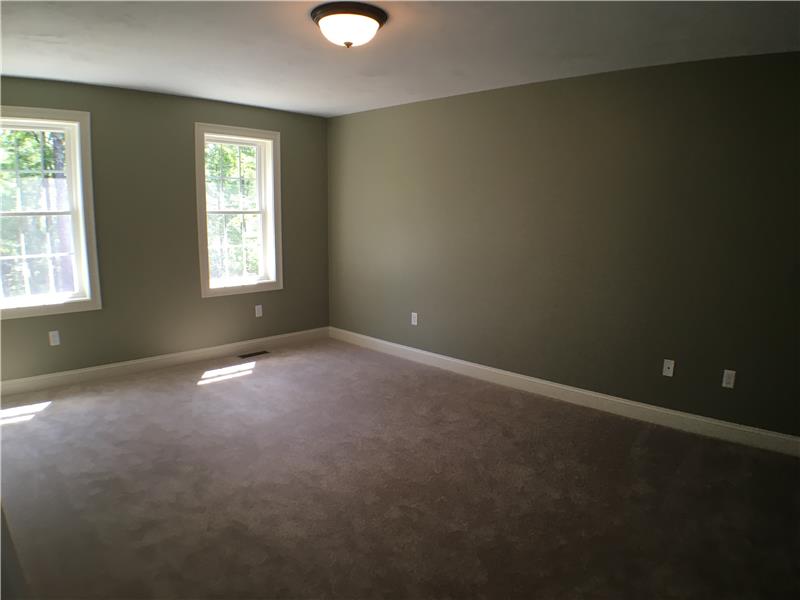 Large master with 2 walk in closets!