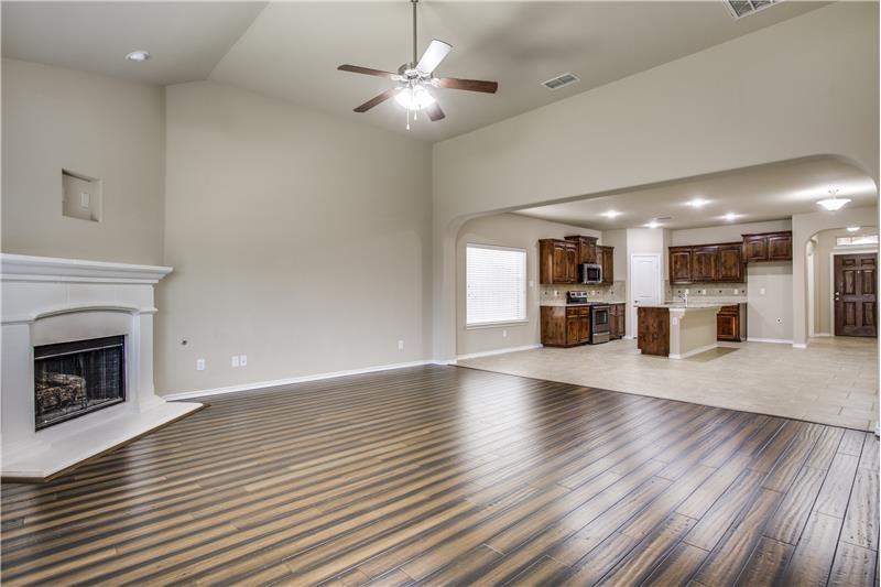 Beautiful new wood flooring