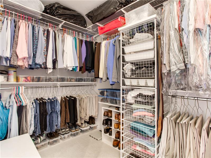 Master Closet with built in Elfa system