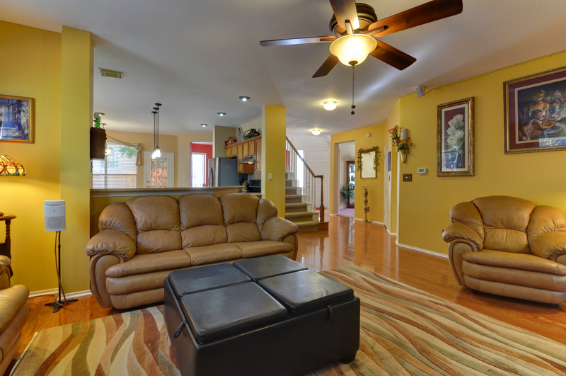 Wood Floors and Ceiling Fan