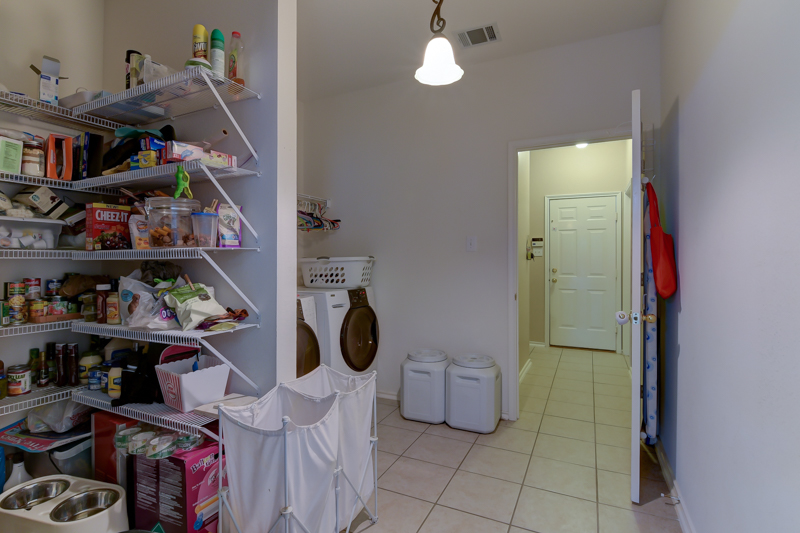 Large Pantry and Laundry Room