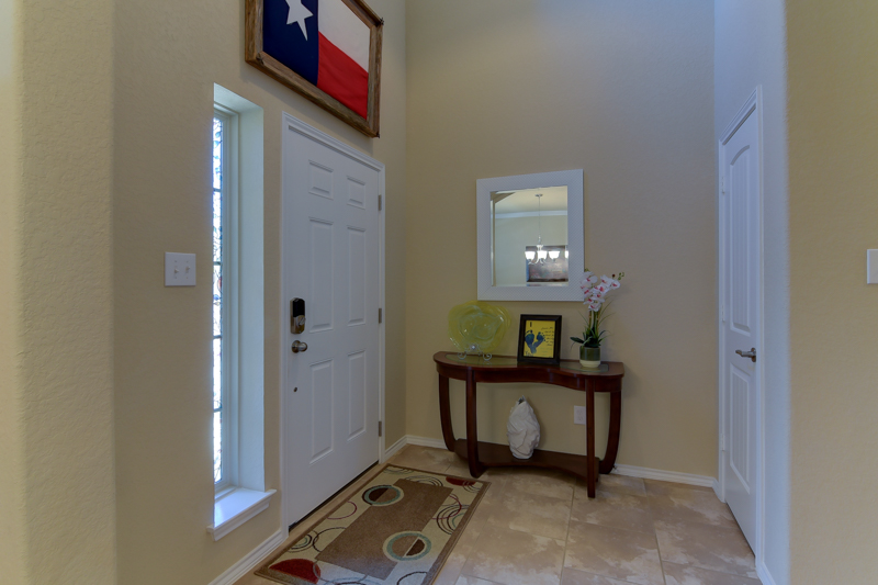 Welcoming Entry Way with Coat Closet
