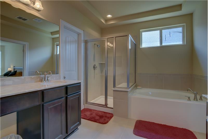 Separate Garden Tub and Shower