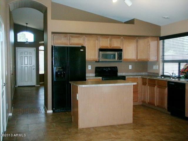 Kitchen with island