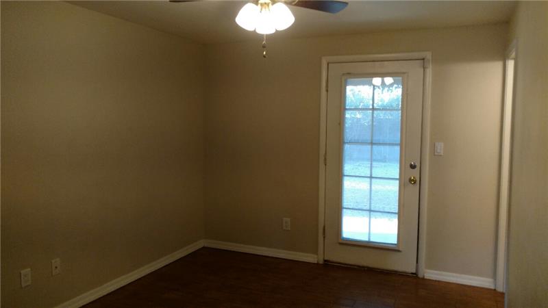 Master bedroom exit to back yard