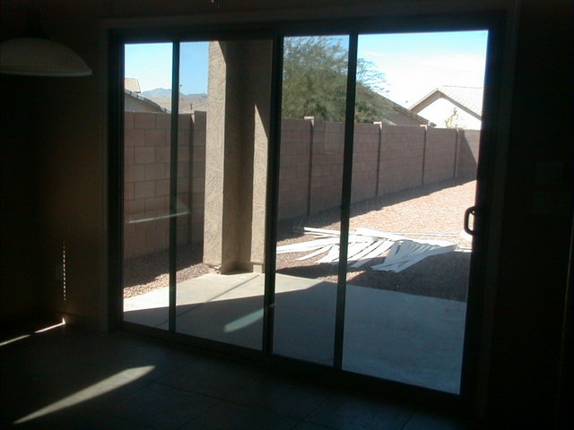 Views of back yard