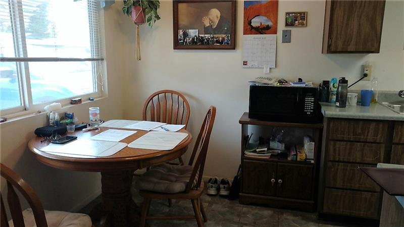 Eat-in kitchen- dining area