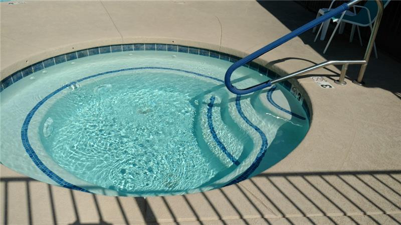 Heated community spa