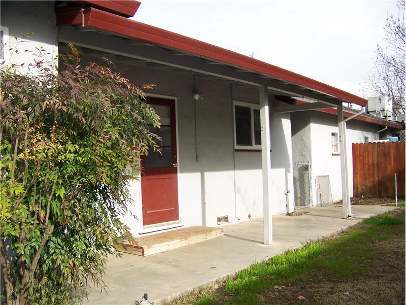 Covered patio.