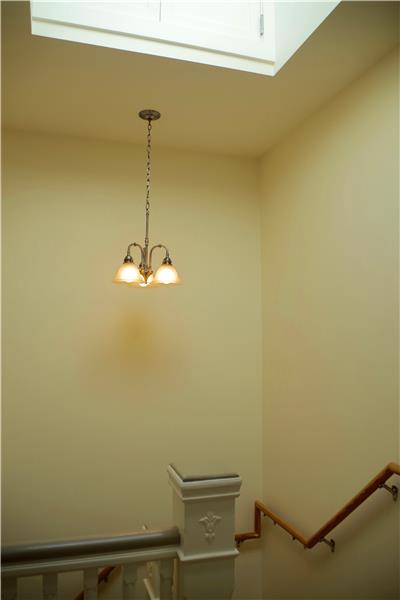 Skylight in stairwell
