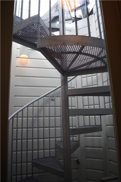Stairwell up to deck 