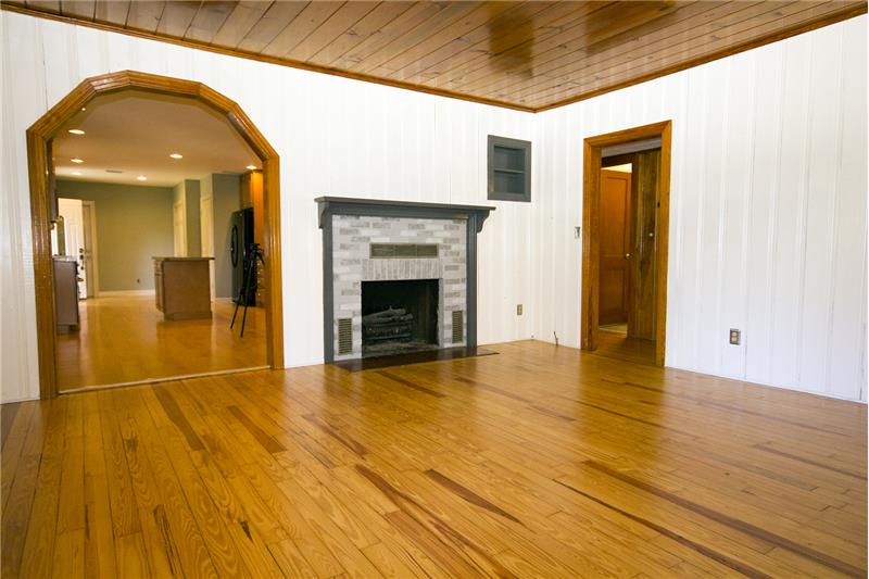 Family Room and Fireplace