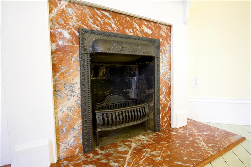 Bedroom fireplace