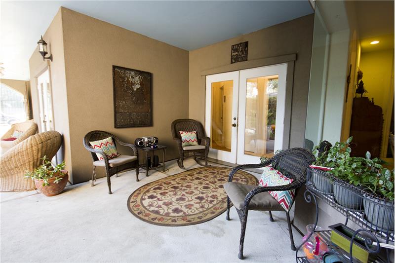 Interior Covered Porch