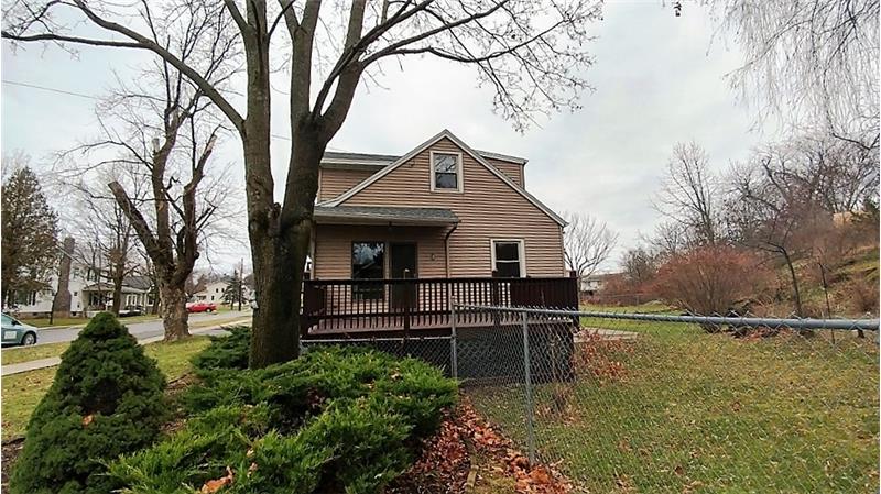 West side of house