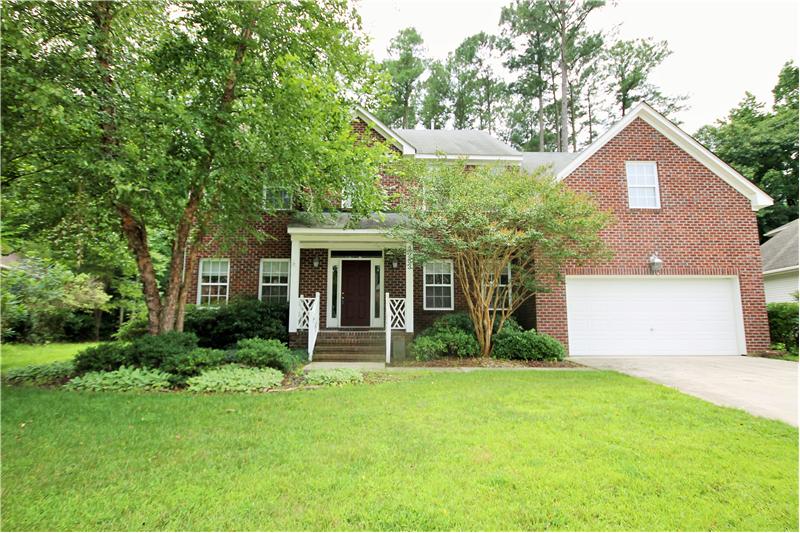 Brick colonial in family friendly neighborhood