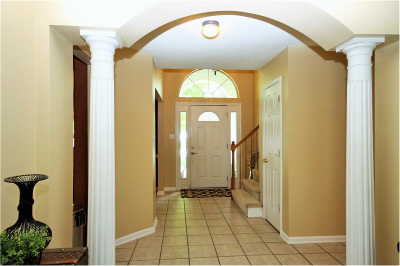 Beautiful ceramic tile throughout 1st floor