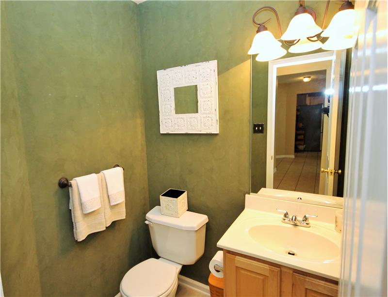 Half bath downstairs
