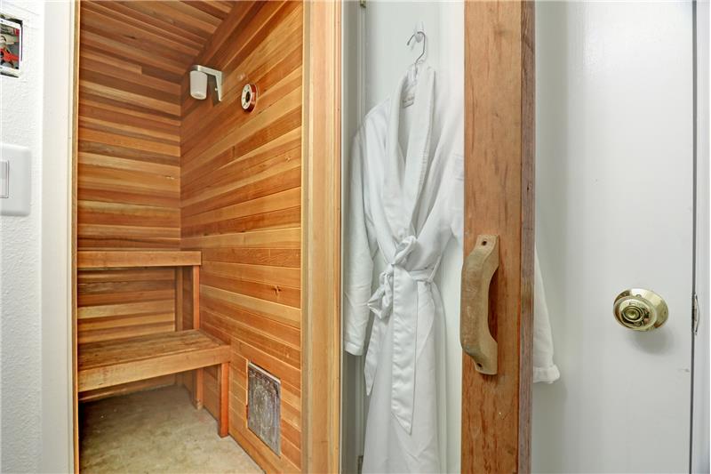 Relax in your very own sauna