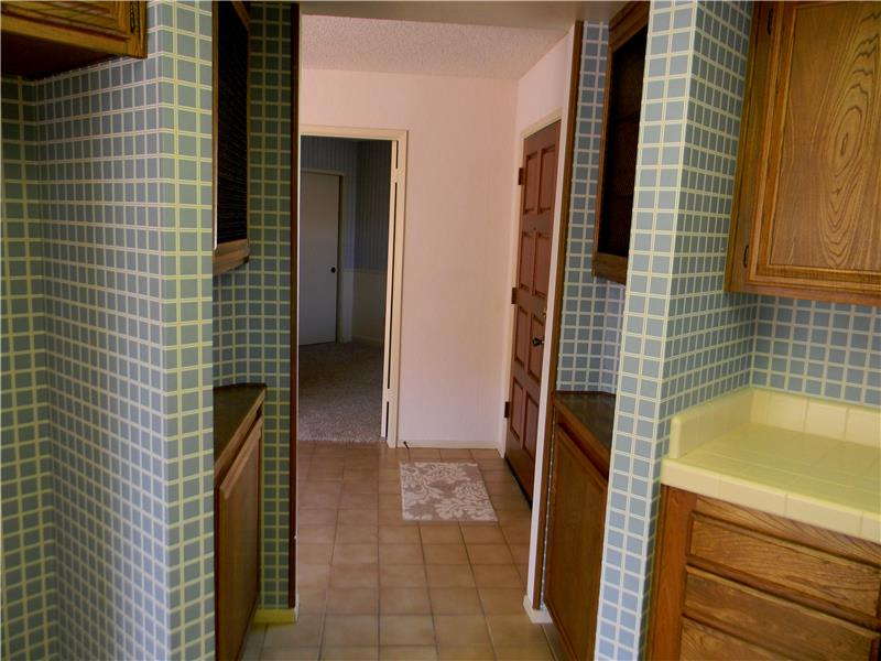 Looking towards the entry from the kitchen