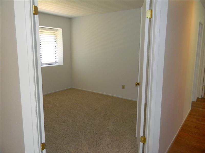 Double doors welcome you to the office/den
