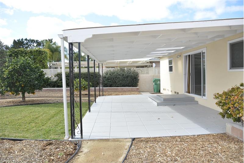 Big patio to entertain