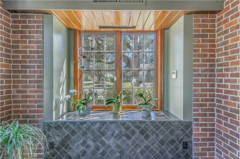 Sunny Greenhouse Window