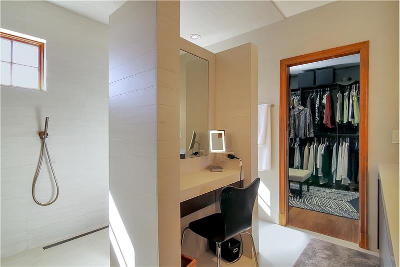 Floating Makeup Vanity