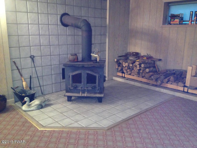 Basement Family Room Wood Heater
