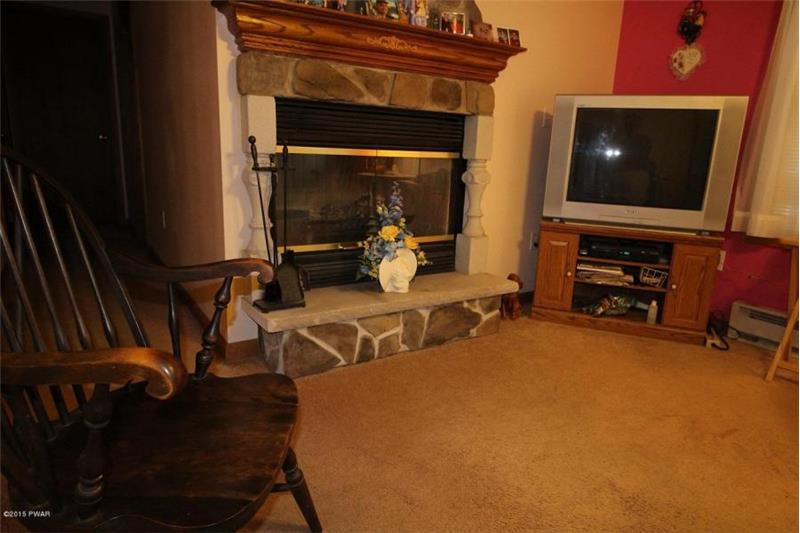 Stone Face Fireplace