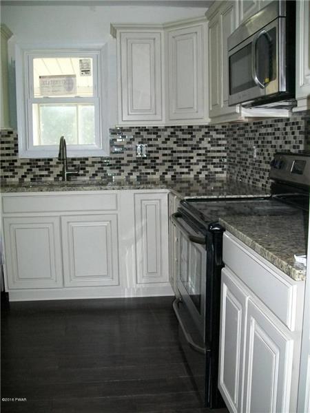 Kitchen with Tiled Back Splash