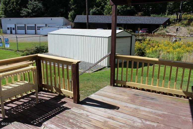Rear Porch and Garage