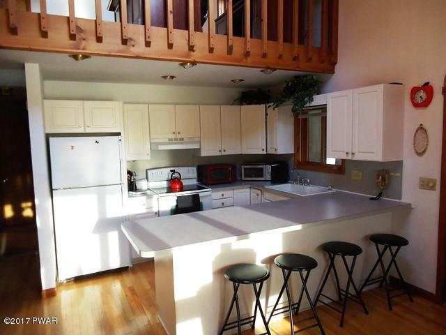 kitchen with island bar