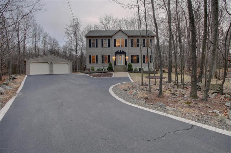 Paved Drive Entrance