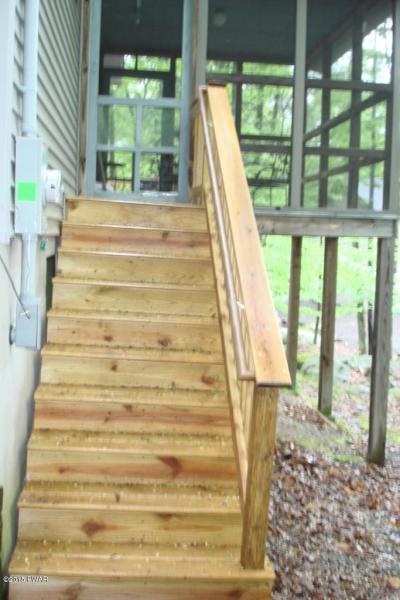 Stairs to Screened Porch