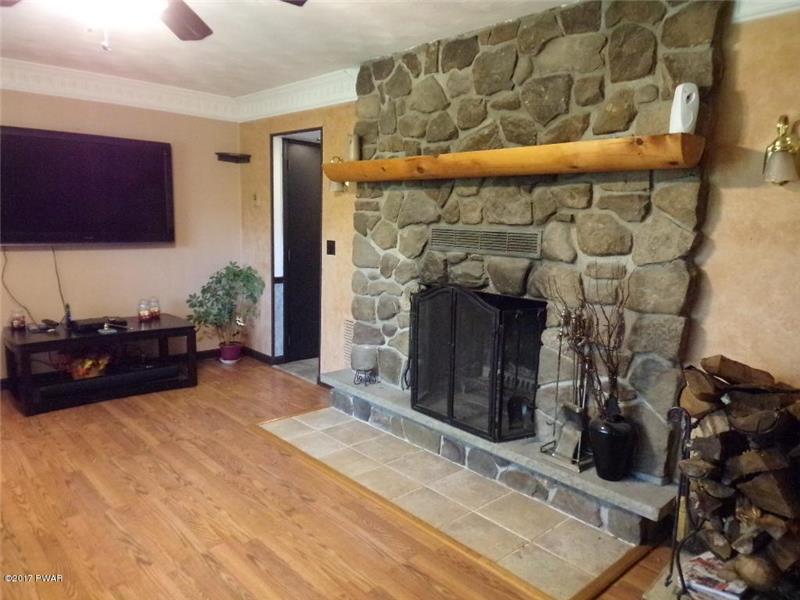 Stone Fireplace