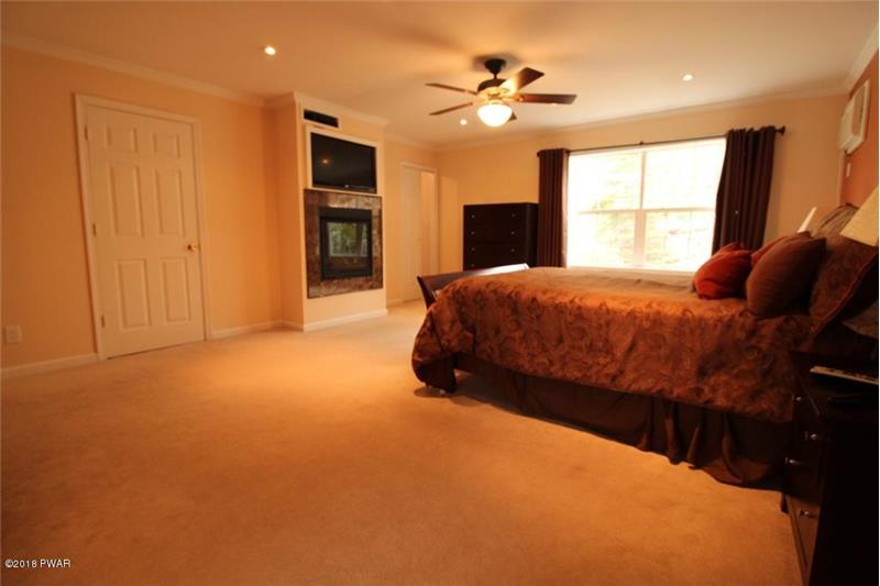 Gas Fireplace in Master