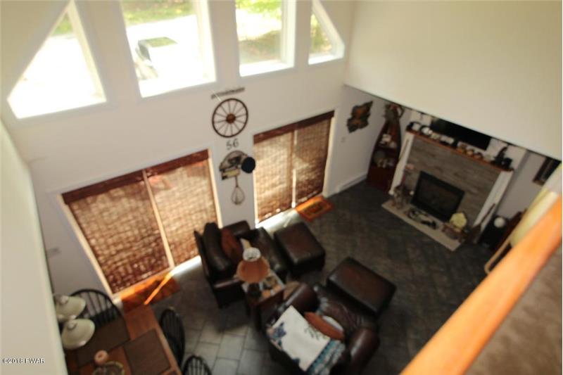 View of Living Room from Loft