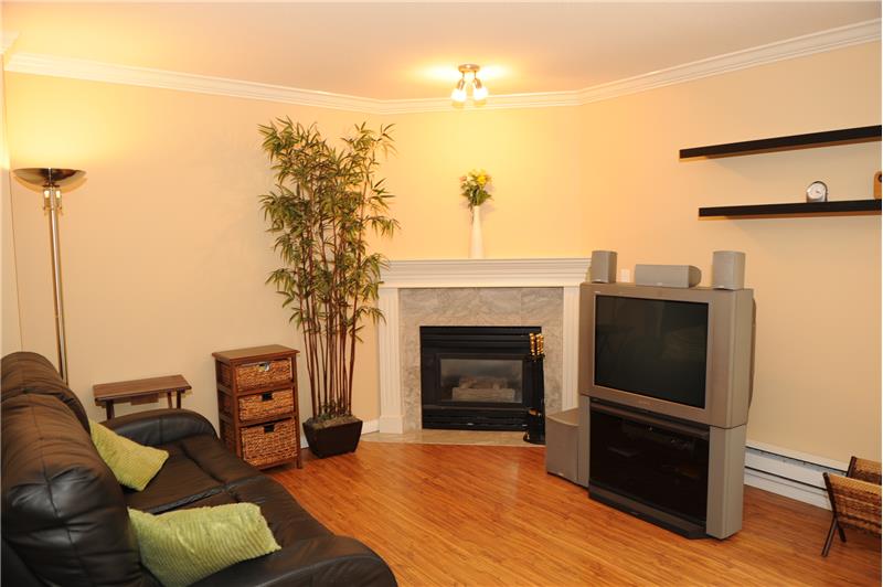 Living Room with Gas Fireplace